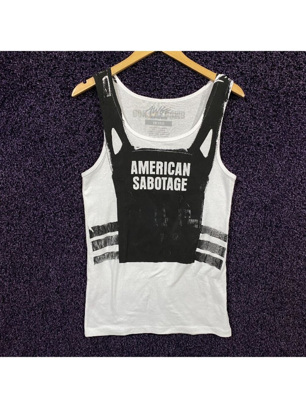 Asap Rocky x AWGE American Sabotage Rolling Loud Tank Top size  2XL